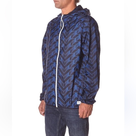 ADIDAS HZO UNITED CLUB RETRO SOCCER FOOTBALL HOODED JACKET WINDBREAKER Men's M - Picture 2 of 16